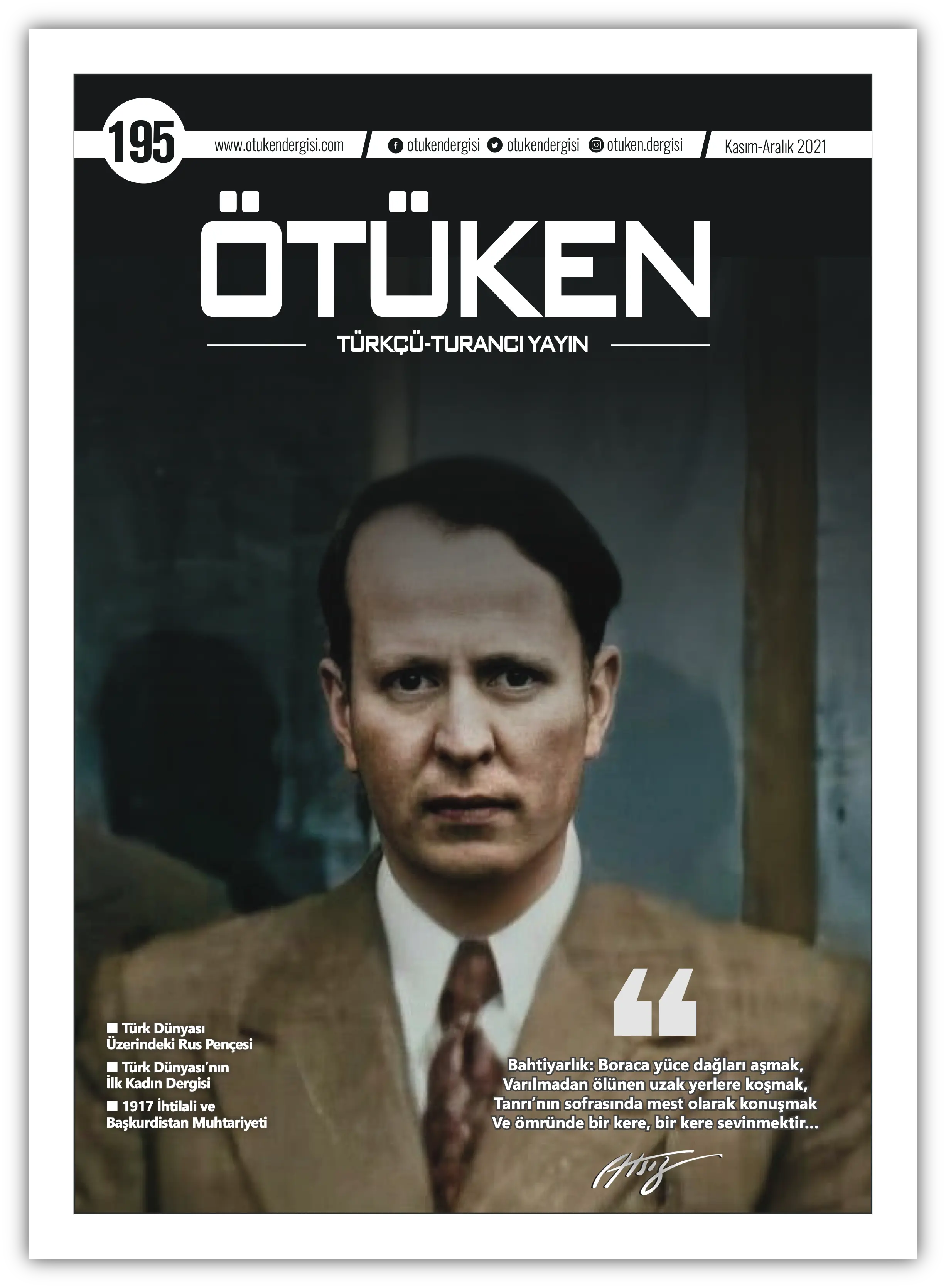 Ötüken Dergisi 195. Sayı