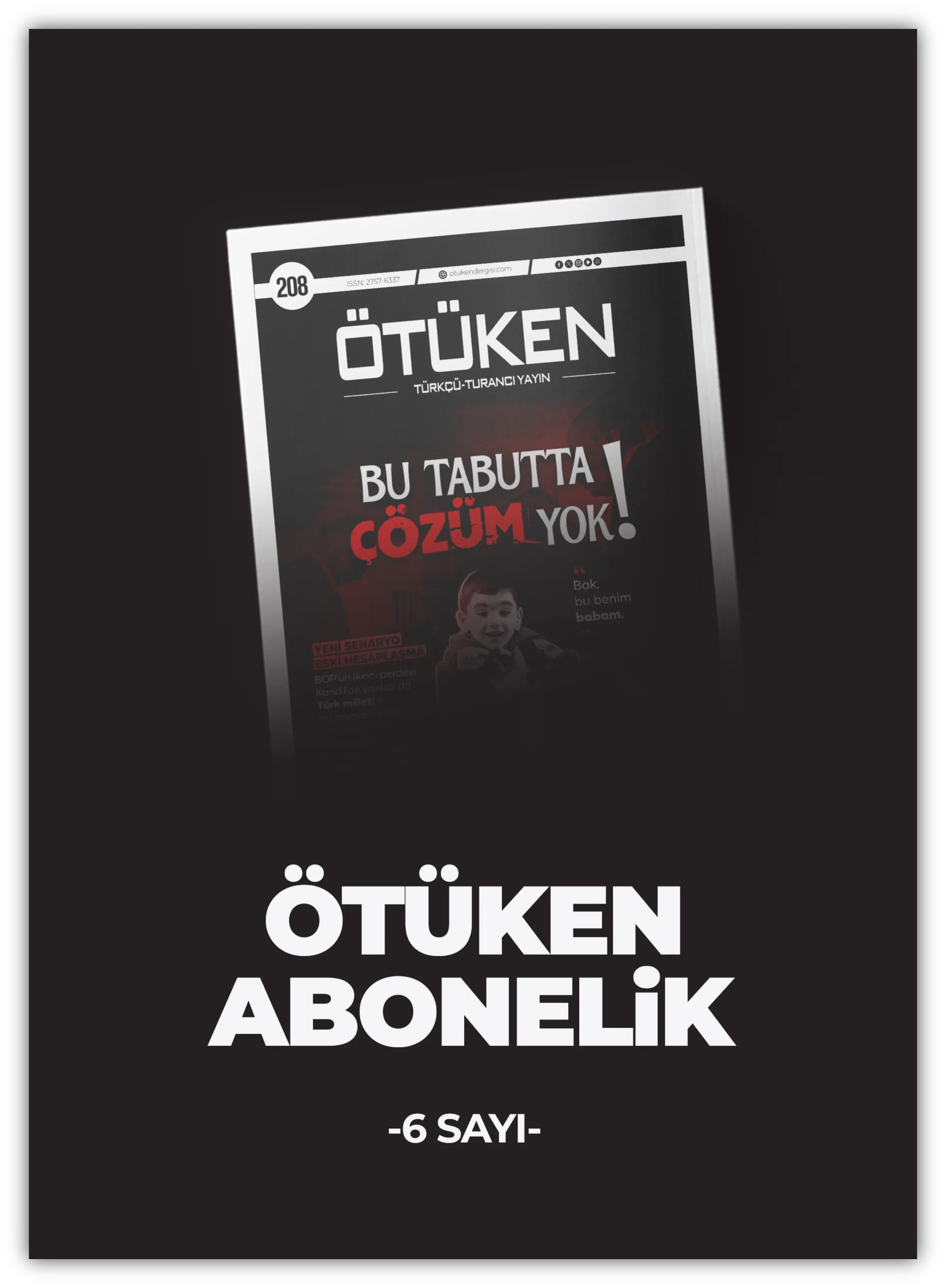 Ötüken Dergisi 6 Sayılık Abonelik